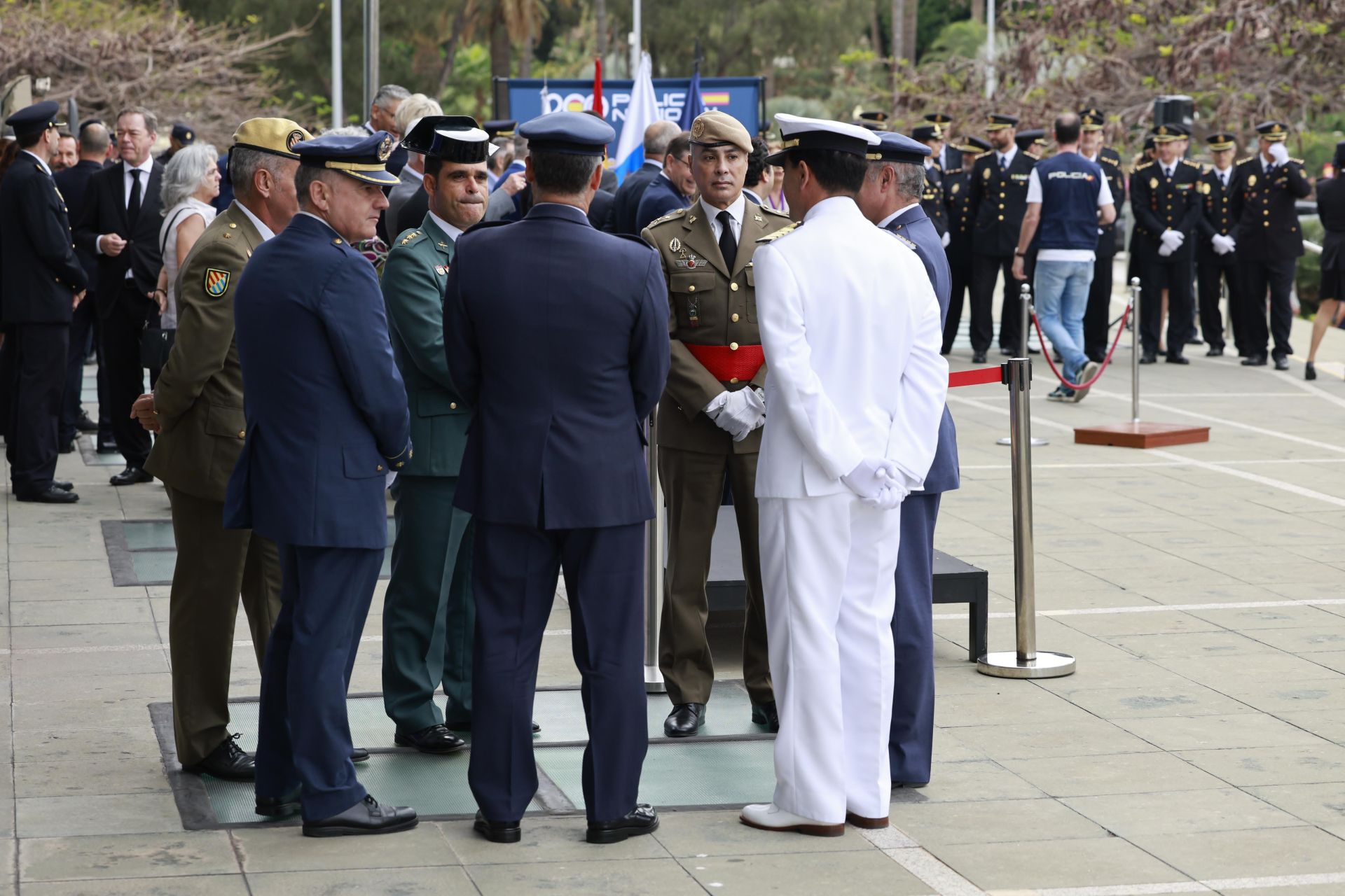 Acto homenaje a los Policías caídos en atentados terroristas, en imágenes
