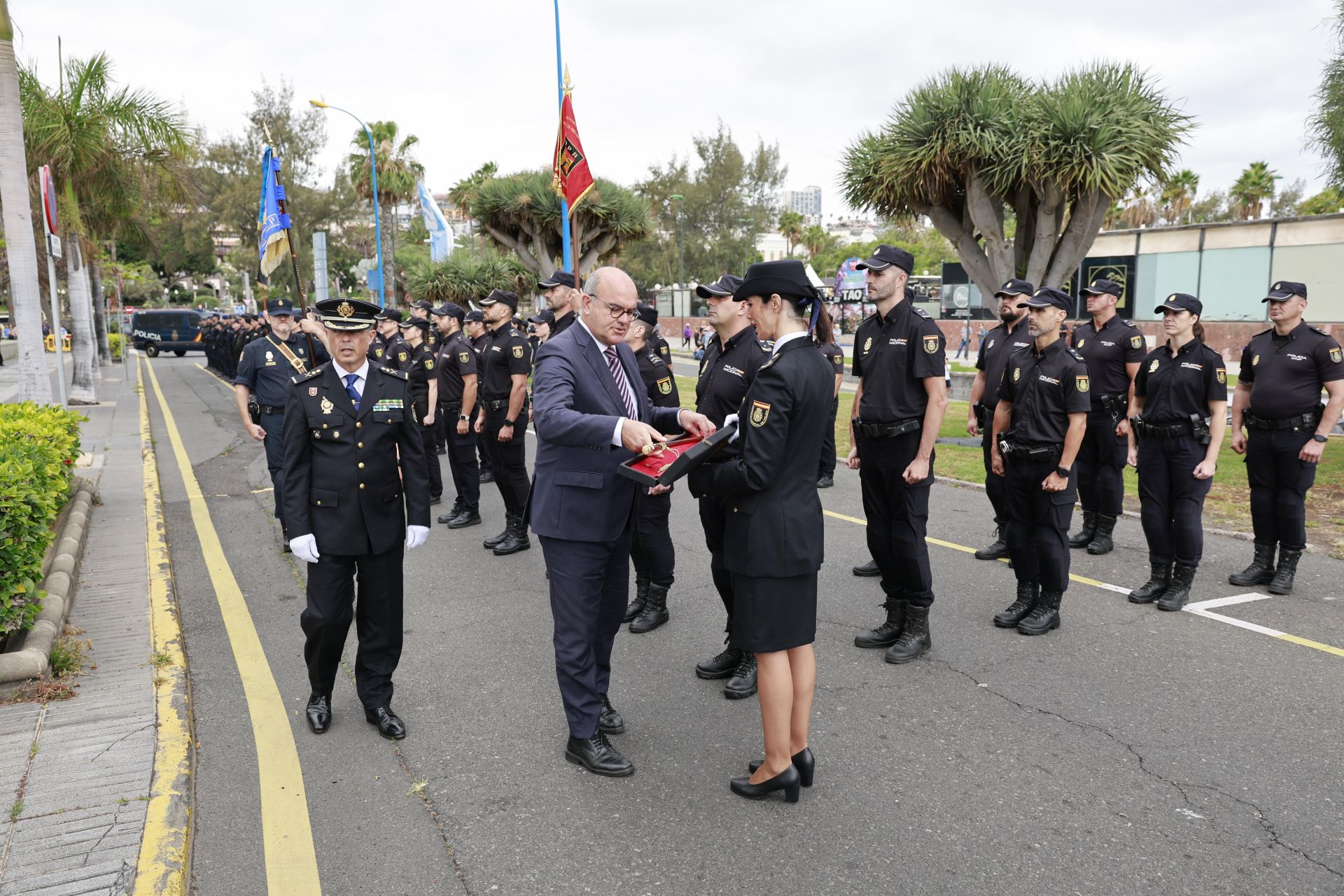 Acto homenaje a los Policías caídos en atentados terroristas, en imágenes