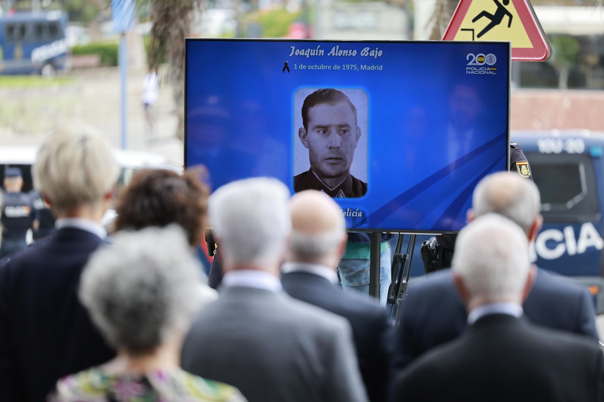 Acto homenaje a los Policías caídos en atentados terroristas, en imágenes