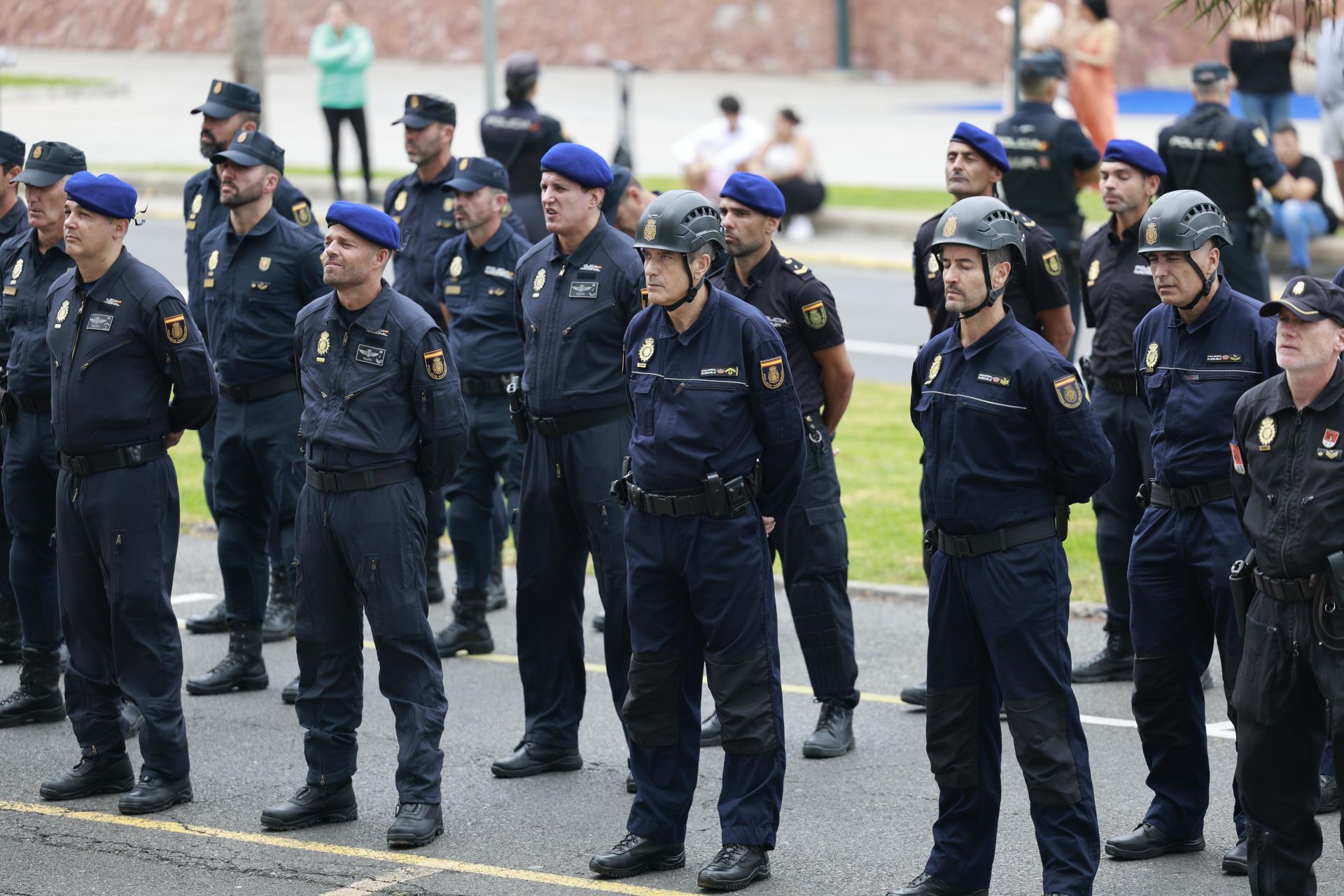 Acto homenaje a los Policías caídos en atentados terroristas, en imágenes