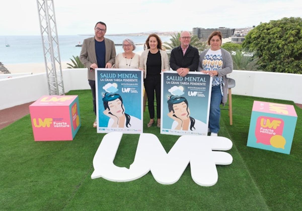Presentación de la segunda edición de la Universidad de Verano de Fuerteventura, que este año se dedica a la salud mental.