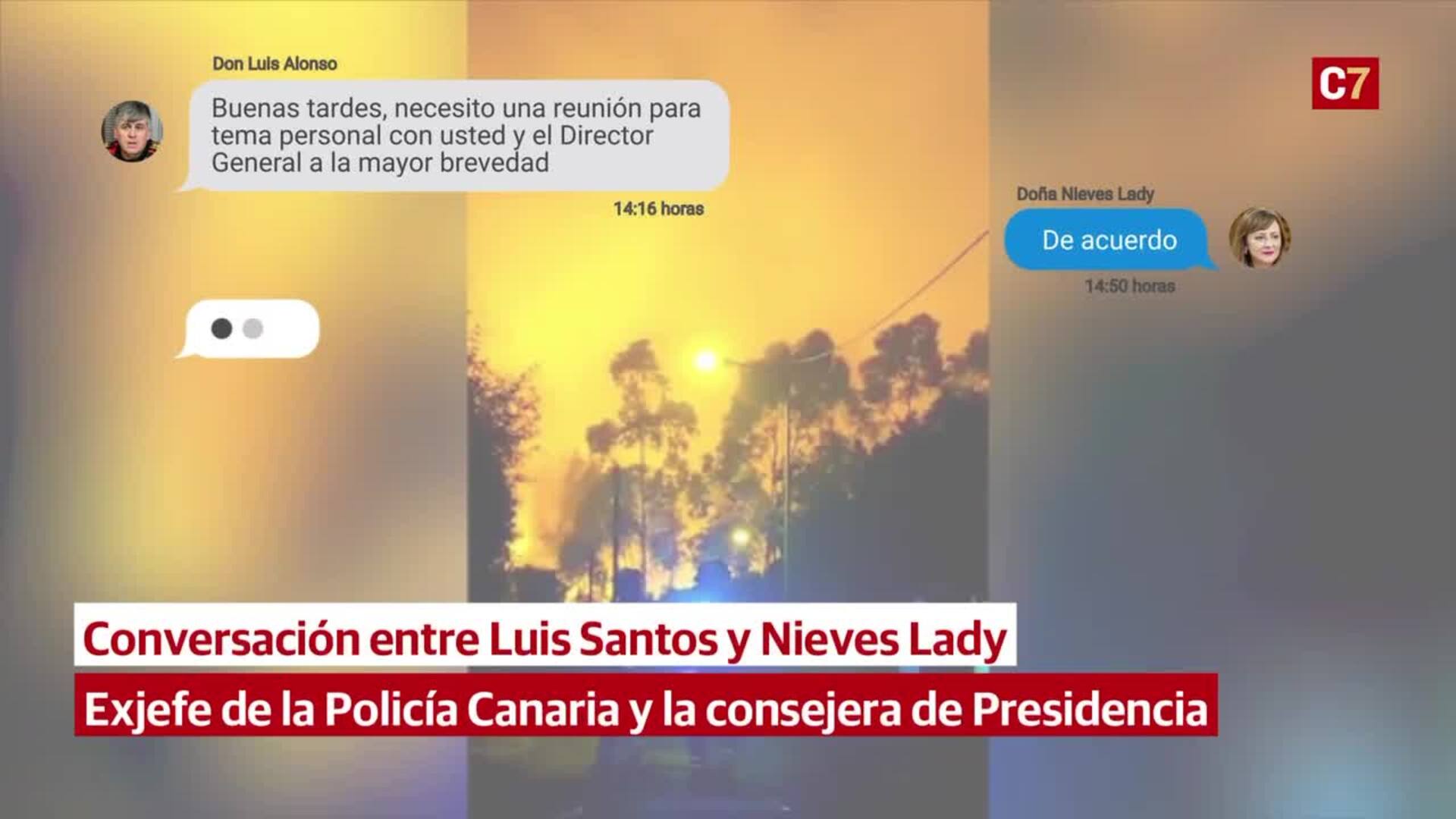 Así empezó la denuncia de Luis Santos a Nieves Lady Barreto