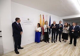 Un momento de la inauguración, este viernes.