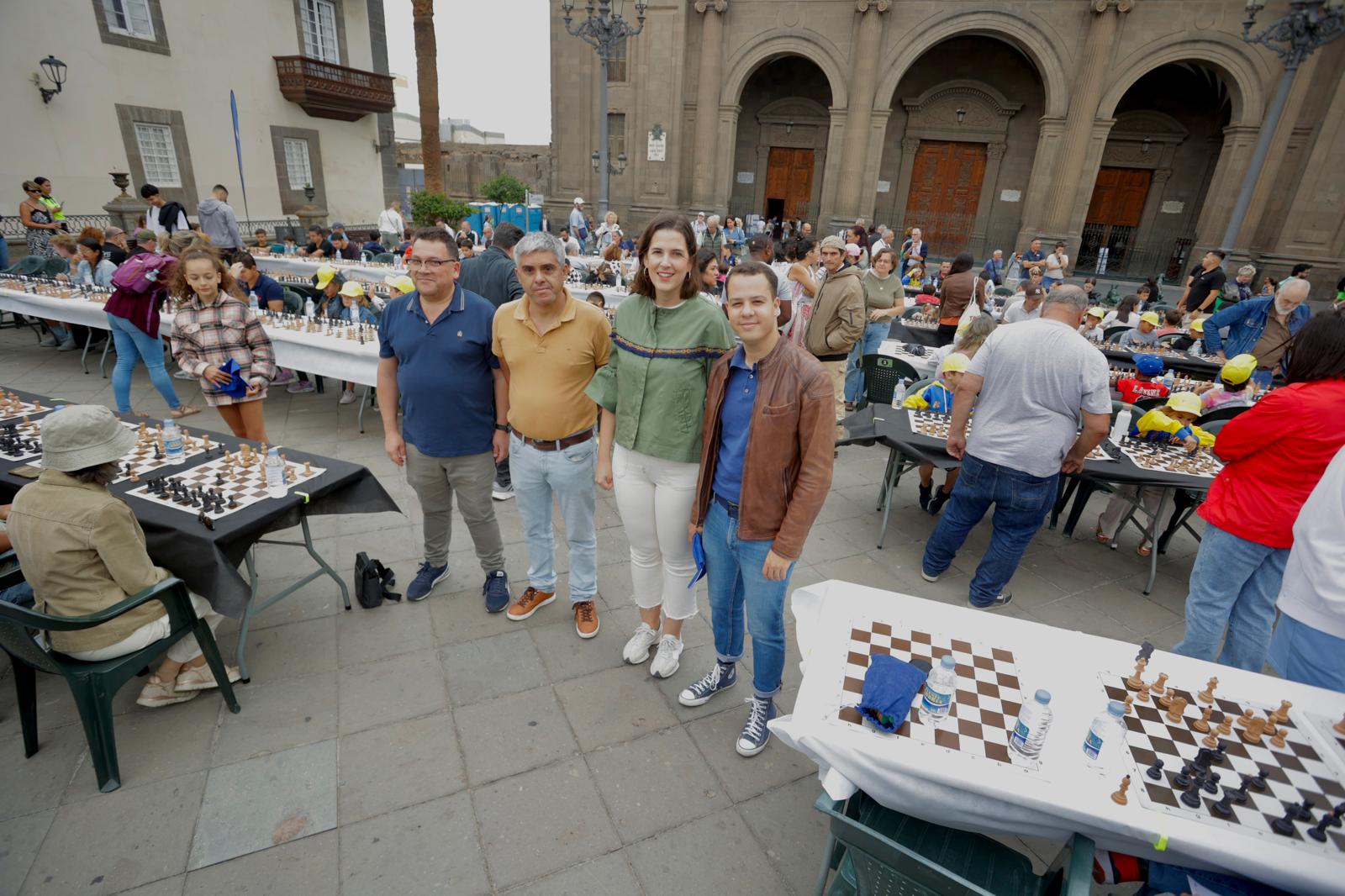 La ciudad recupera la simultánea de ajedrez