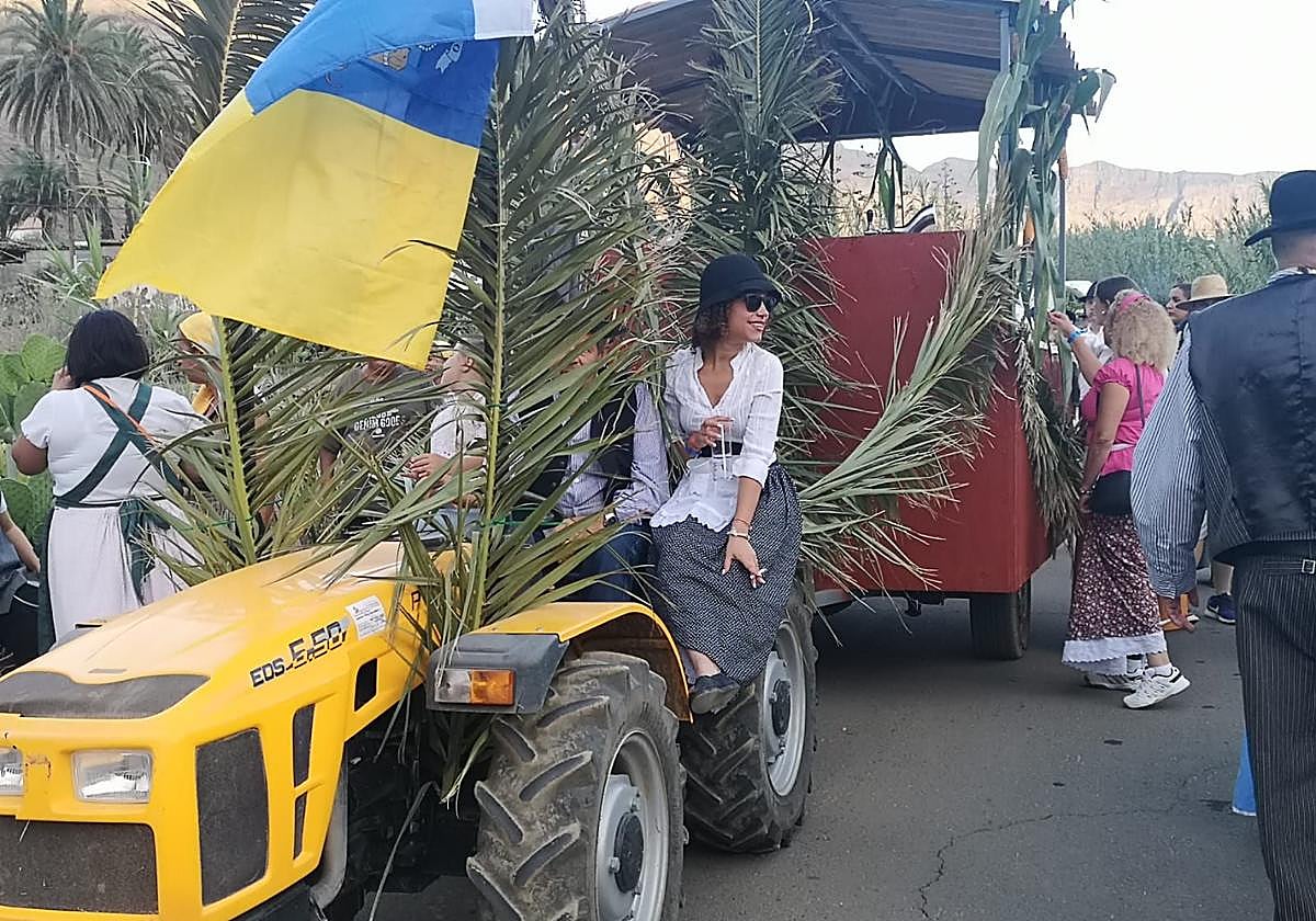Foto de archivo de la romería de Fataga.
