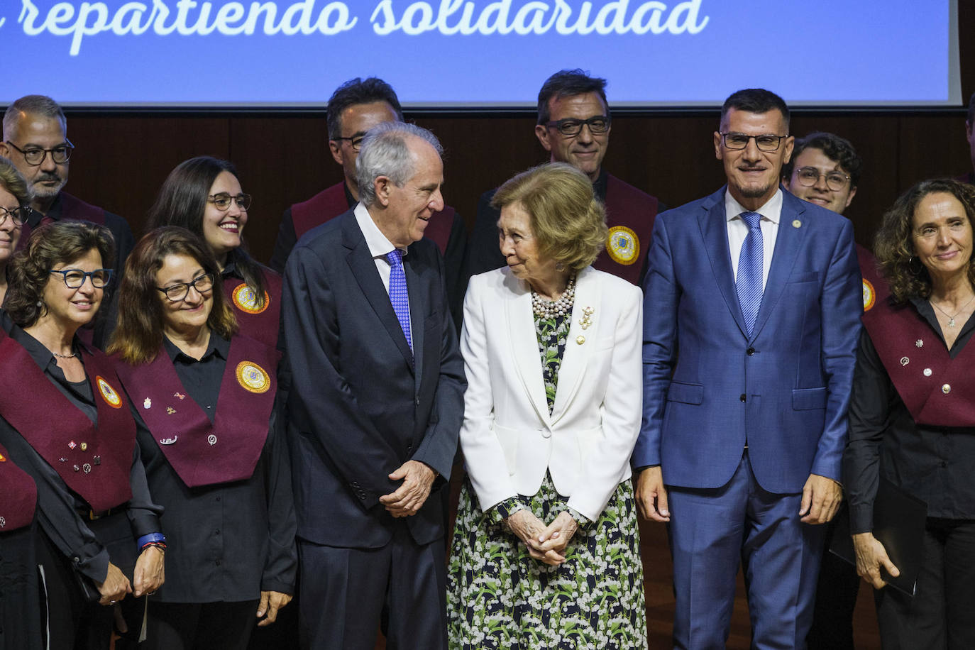 El acto contó con la presencia de la reina emérita Sofía.