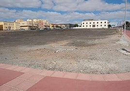 Terrenos situados en la avenida de Juan de Bethencourt, cerca del llamado Cabildo nuevo, donde se levantará la futura sede que unificará la administración de Justicia en el partido judicial de Puerto del Rosario.