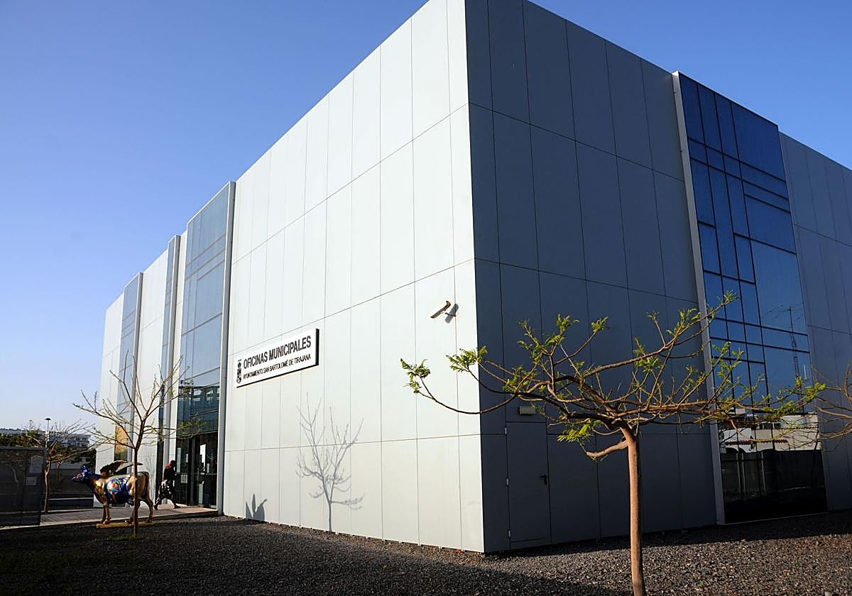 Fachada del Ayuntamiento de San Bartolomé de Tirajana.