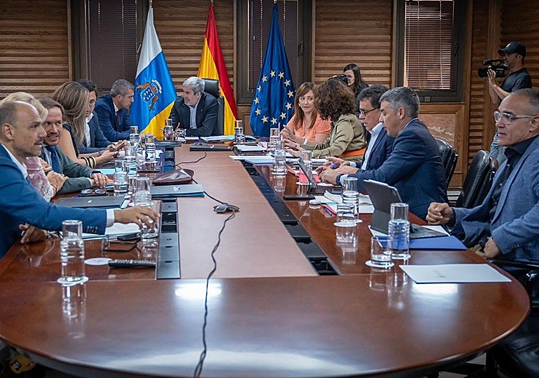 Reunión de este lunes del Consejo de Gobierno.
