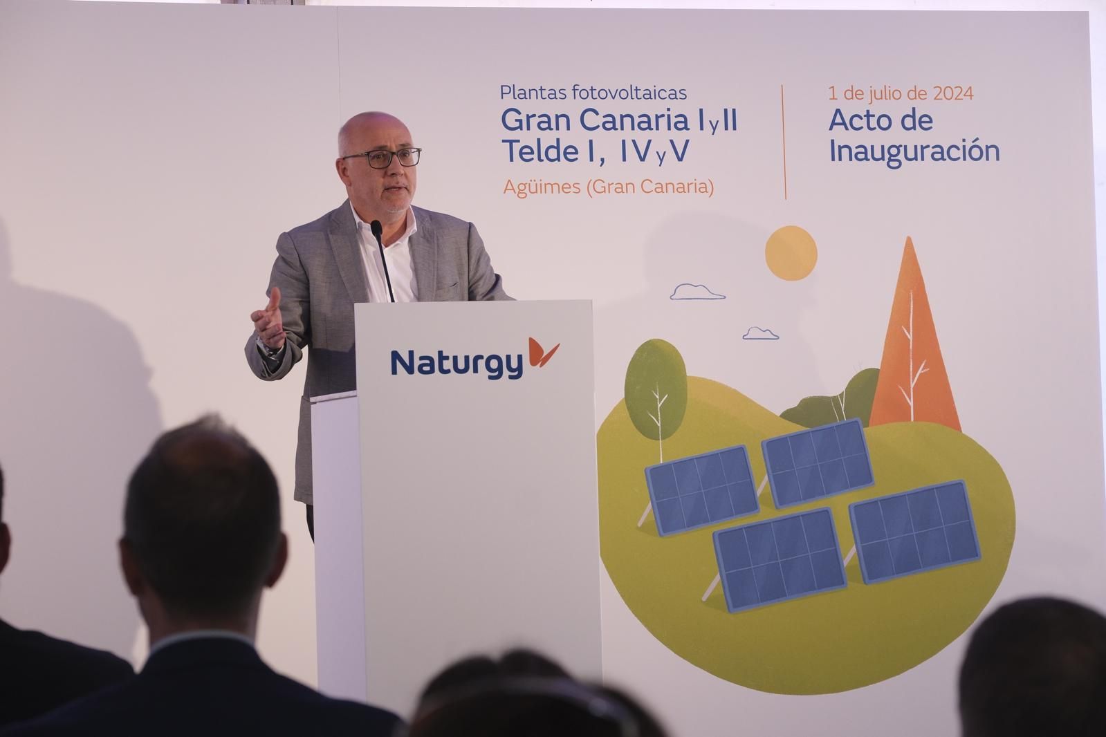Inauguración de 5 plantas fotovoltaicas de Naturgy en Agüimes