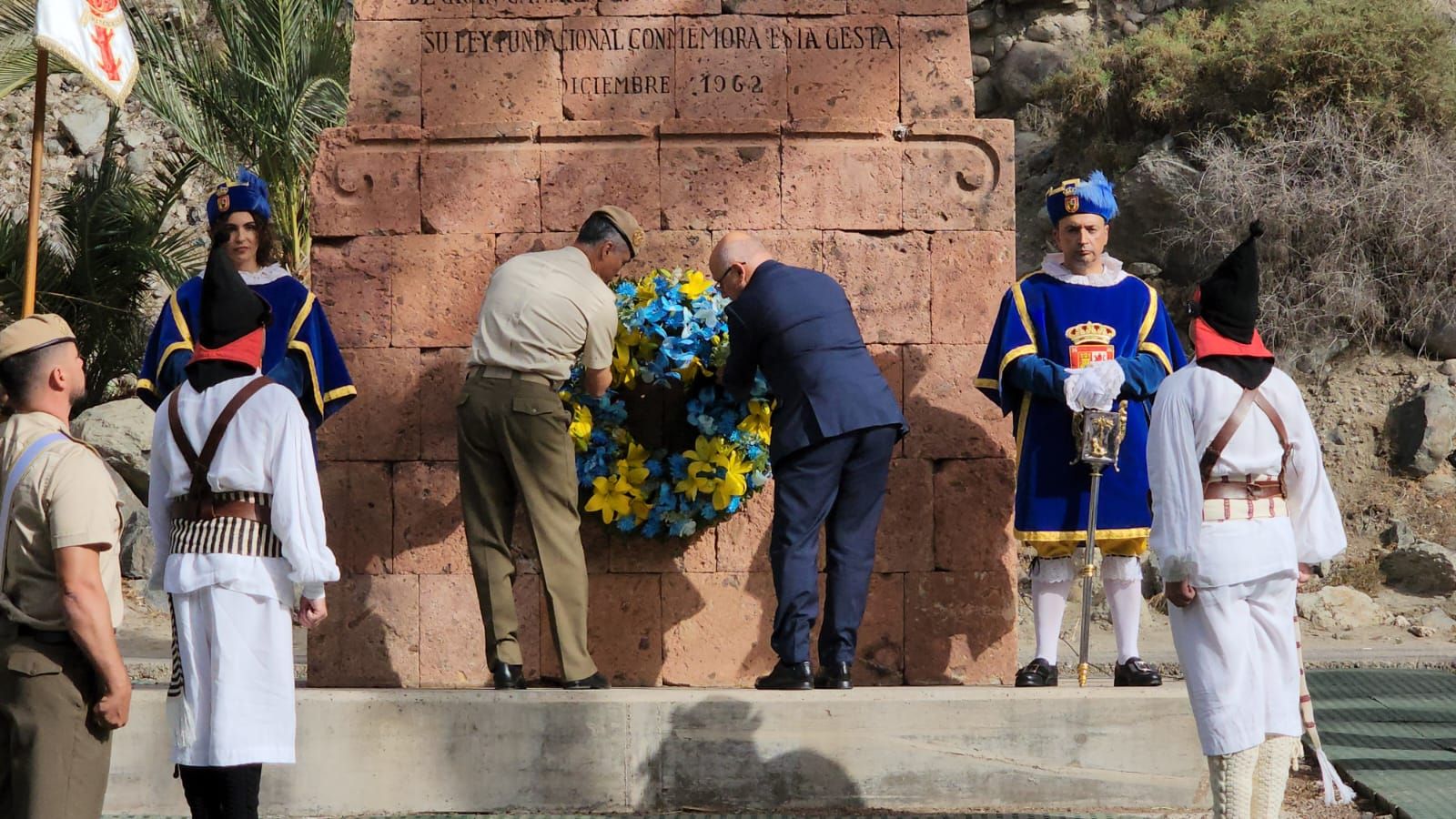 Tributo a los héroes de la Batalla del Batán en su 425 aniversario, en imágenes