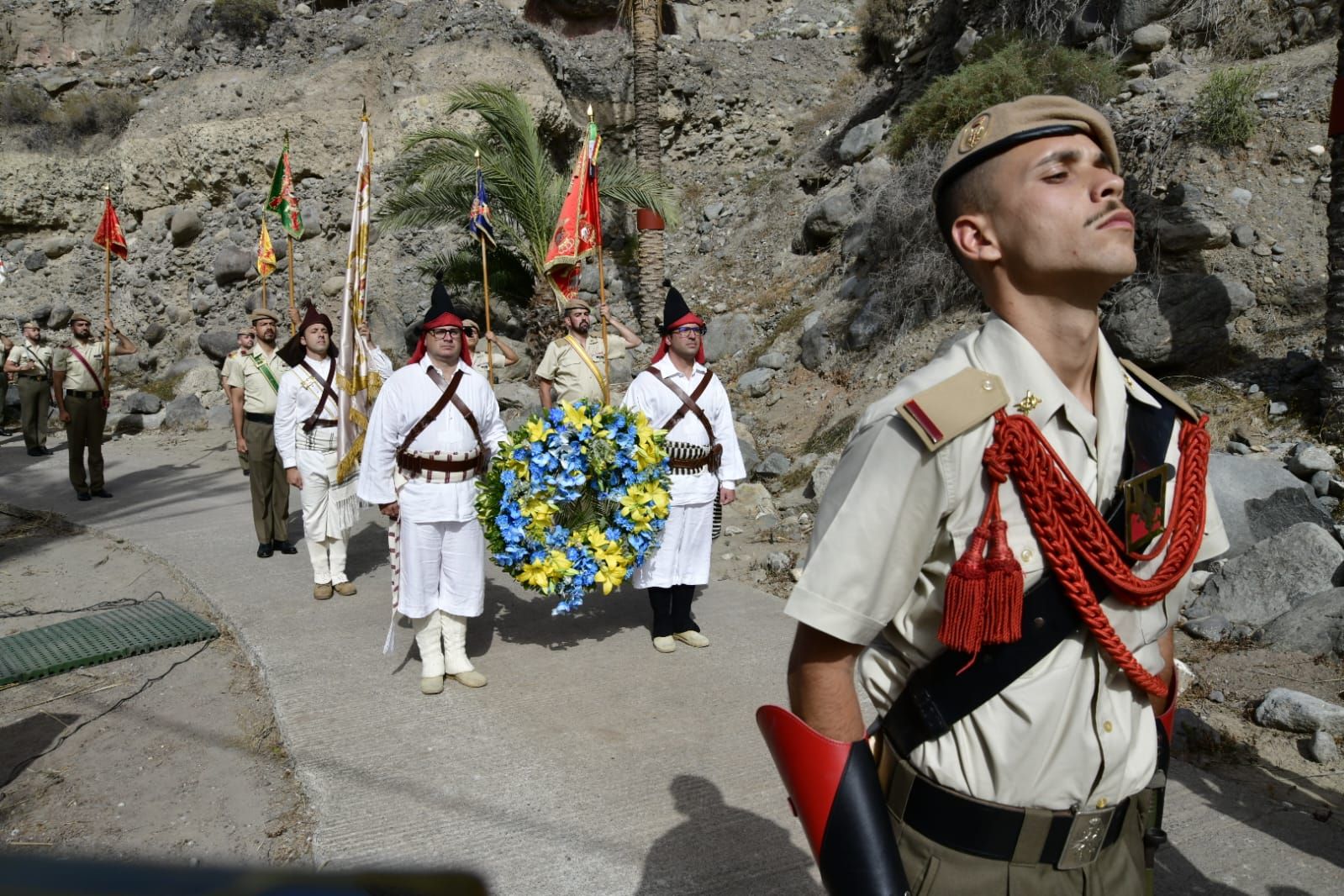 Tributo a los héroes de la Batalla del Batán en su 425 aniversario, en imágenes