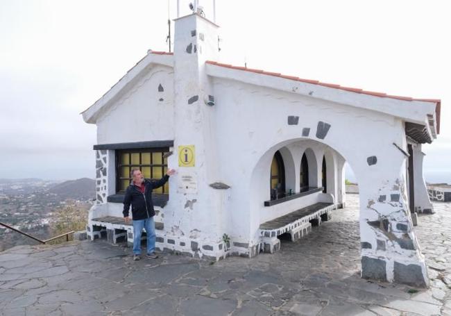 El inmueble del Pico de Bandama fue punto de información turística durante varios años.