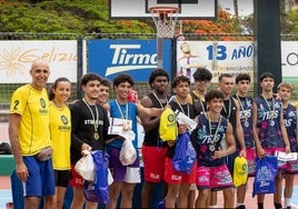 Casi un centenar de jugadores en el Open Escaleritas 3x3 Street Basketball