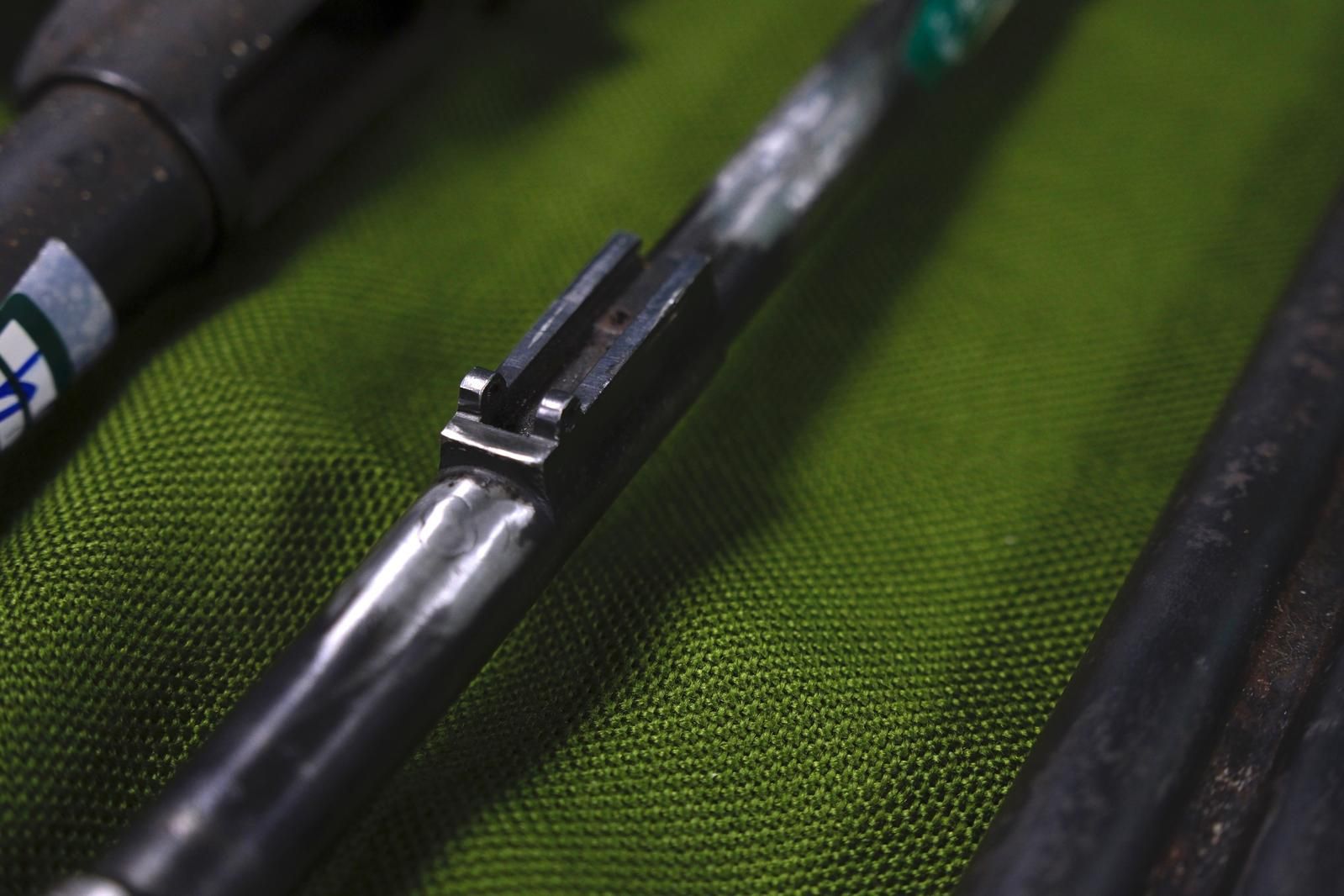 Imágenes del mayor taller ilegal de armas de fuego en Las Palmas