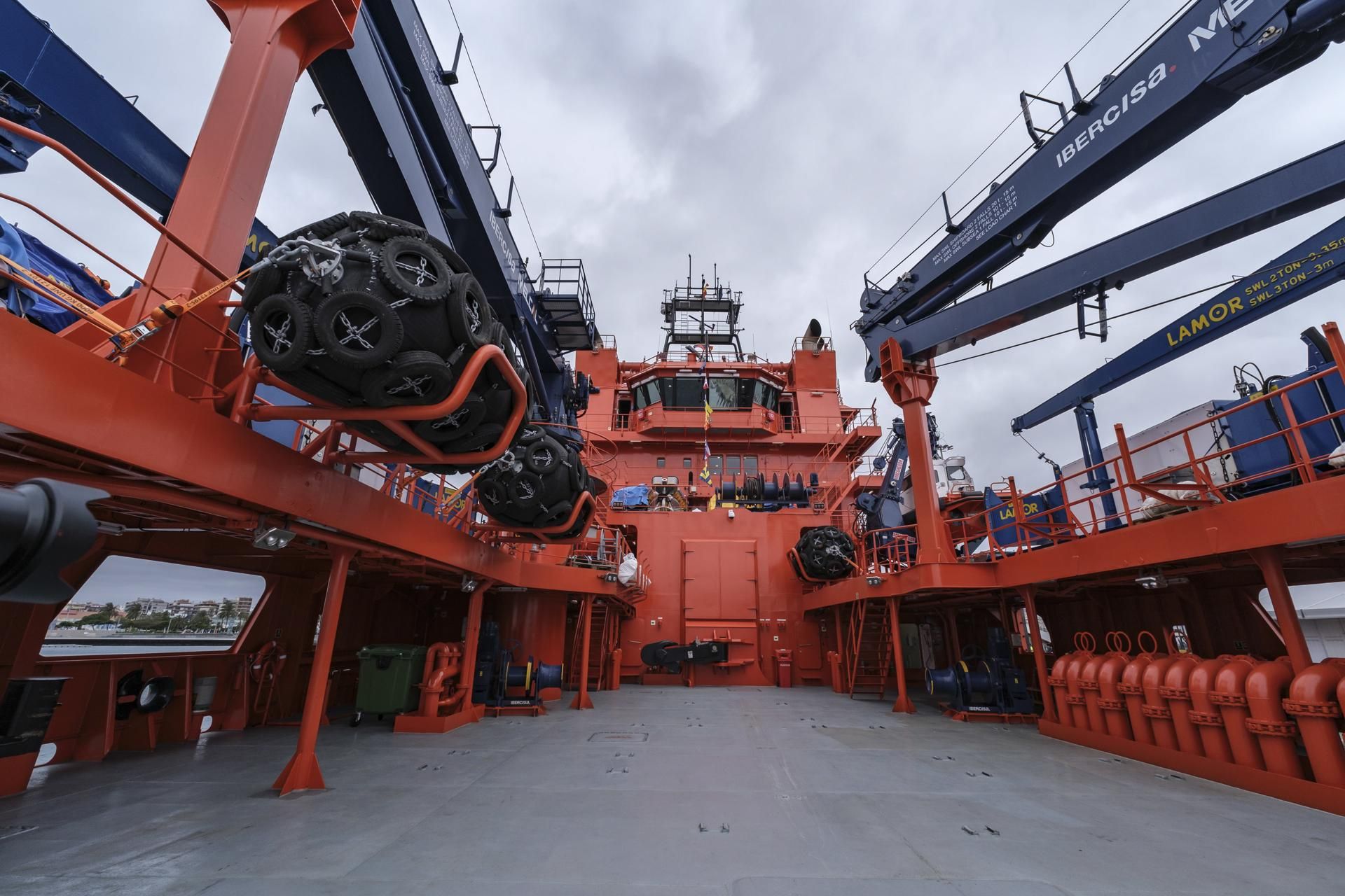 Presentación en Canarias del &#039;Heroínas de Sálvora&#039;, el mayor buque de Salvamento Marítimo