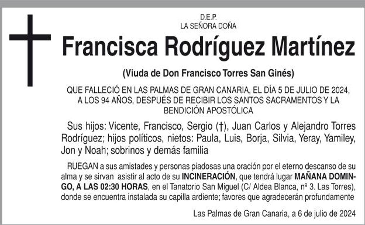 Francisca Rodríguez Martínez