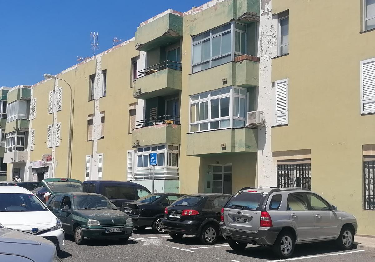 Edificios de Cuesta Caballero donde tendrá lugar la rehabilitación