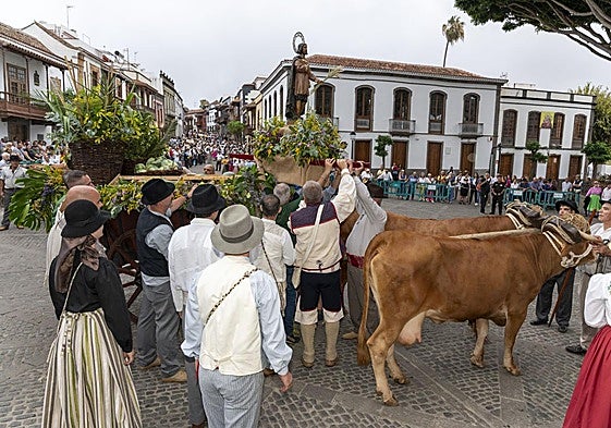 Imagen de archivo de la romería en honor de San Isidro.