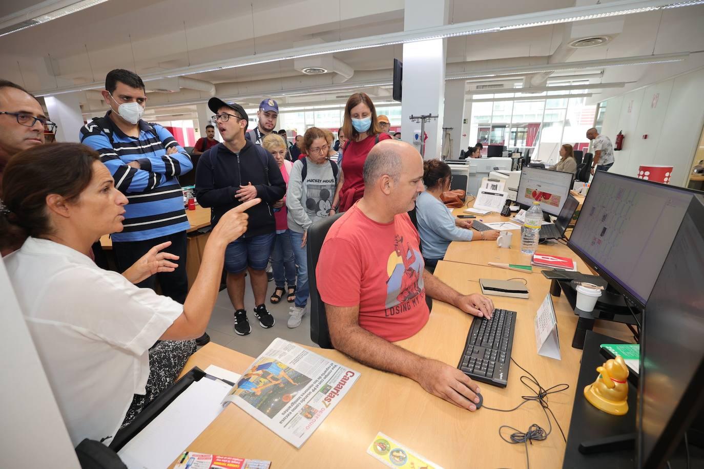 Imágenes de la visita de la Fundación SER