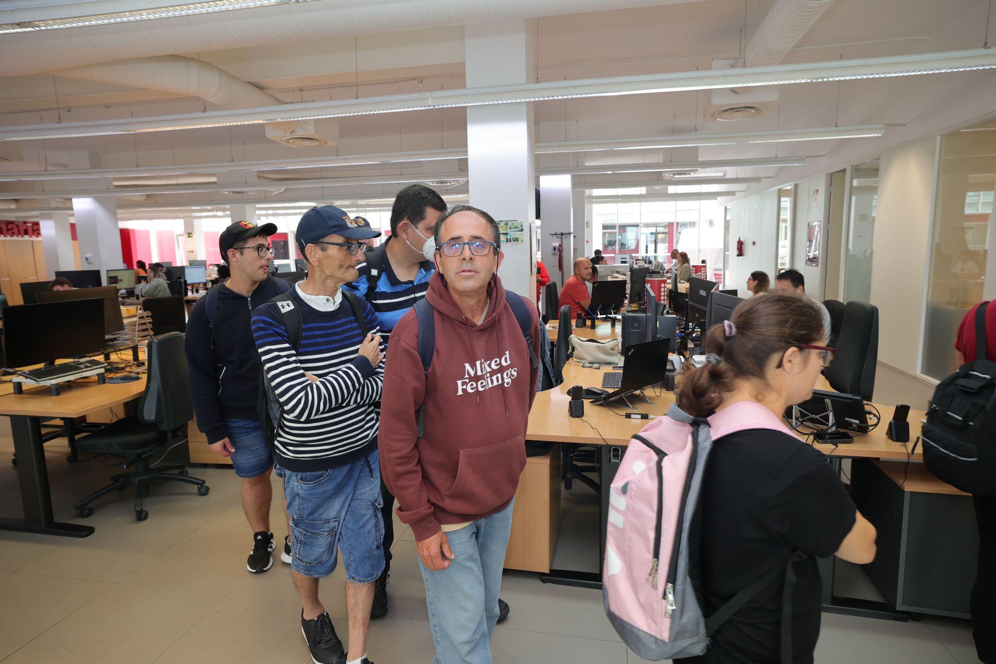Imágenes de la visita de la Fundación SER