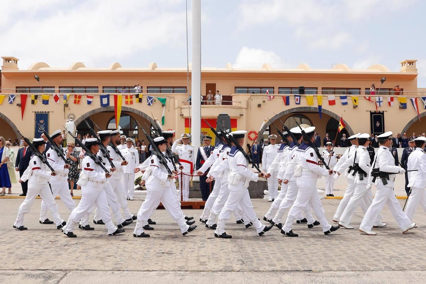 La celebración del Mando Naval de la Armada por la fiesta de la Virgen del Carmen, en imágenes