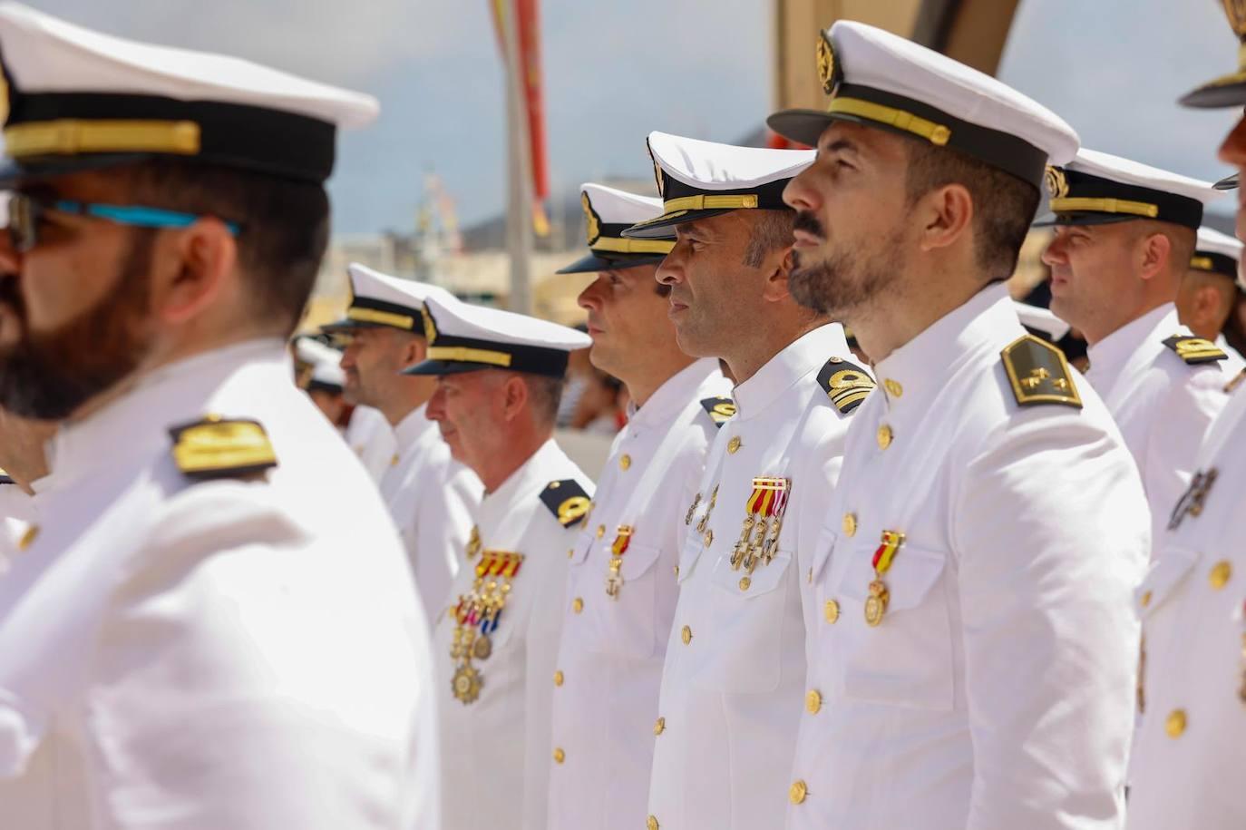 La celebración del Mando Naval de la Armada por la fiesta de la Virgen del Carmen, en imágenes