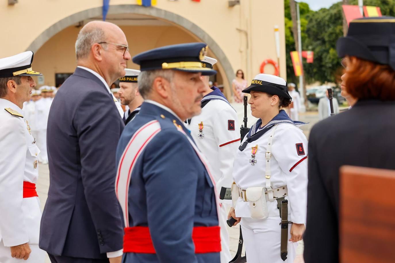 La celebración del Mando Naval de la Armada por la fiesta de la Virgen del Carmen, en imágenes