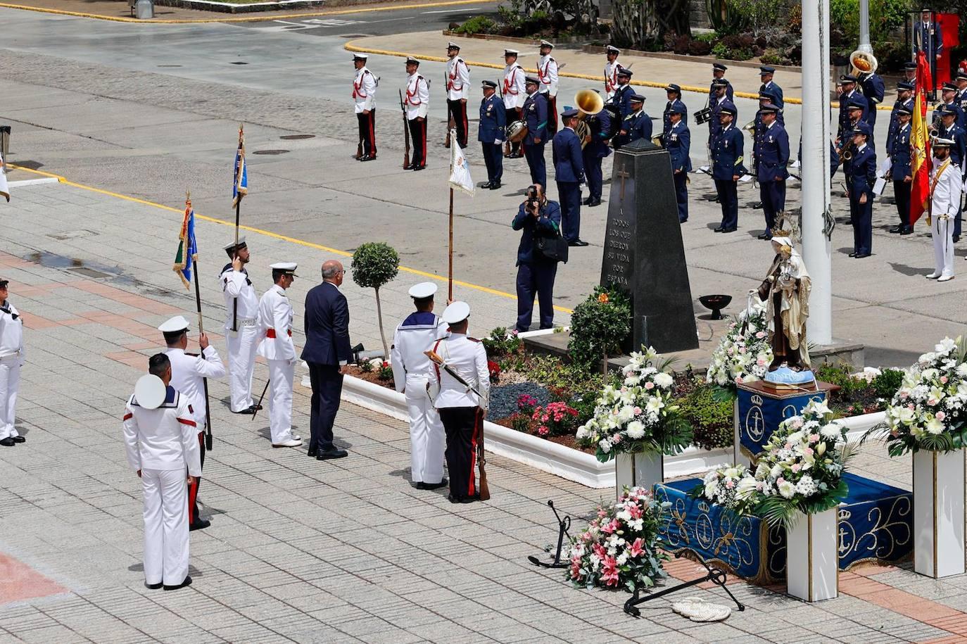 La celebración del Mando Naval de la Armada por la fiesta de la Virgen del Carmen, en imágenes