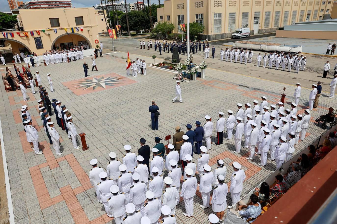 La celebración del Mando Naval de la Armada por la fiesta de la Virgen del Carmen, en imágenes