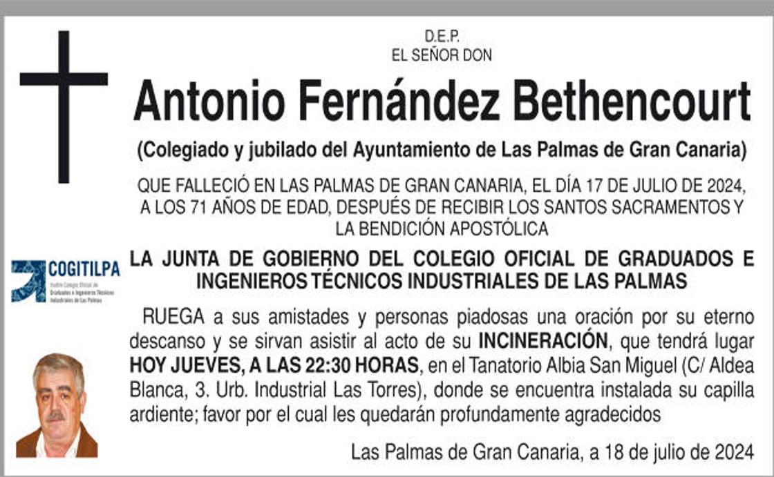 Antonio Fernández Bethencourt