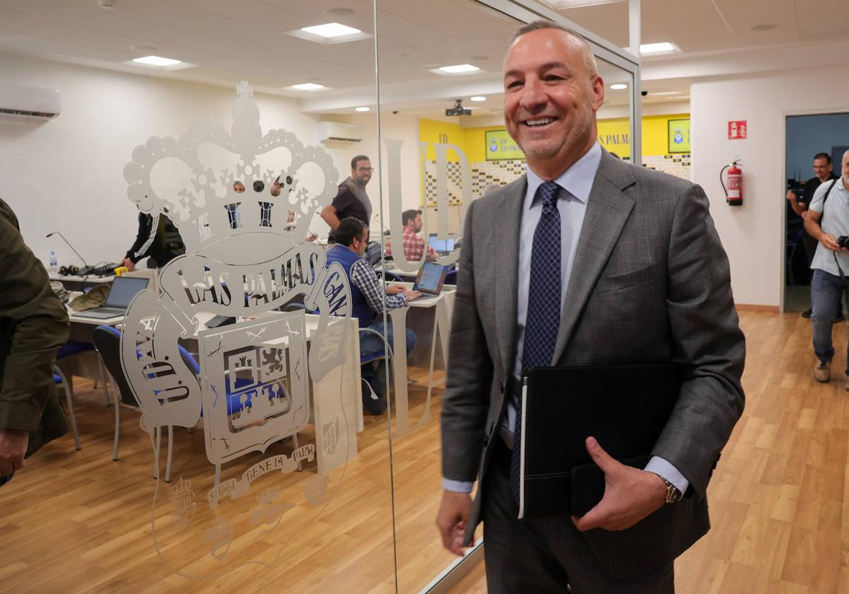 La UD celebra la sede mundialista de Gran Canaria: «Toda la sociedad isleña saldrá favorecida»