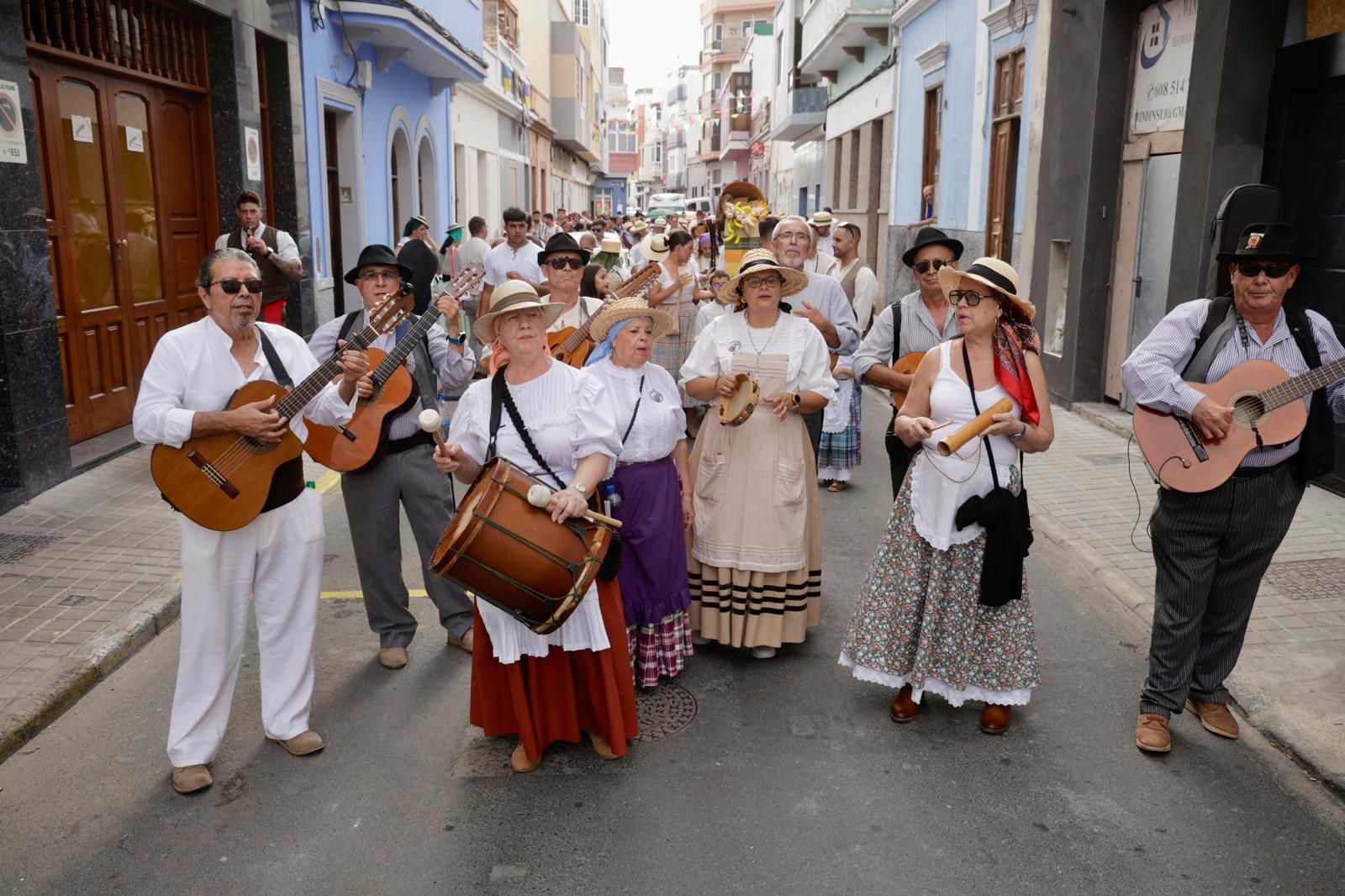 La romería ofrenda del Carmen, en imágenes