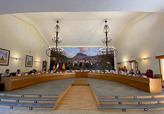 Imagen de archivo de una sesión plenaria en Santa Lucía.