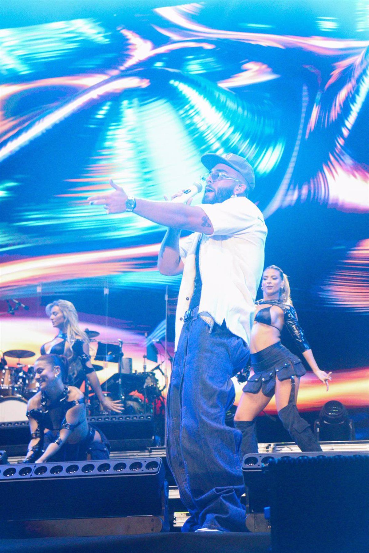 Manuel Turizo durante el concierto.