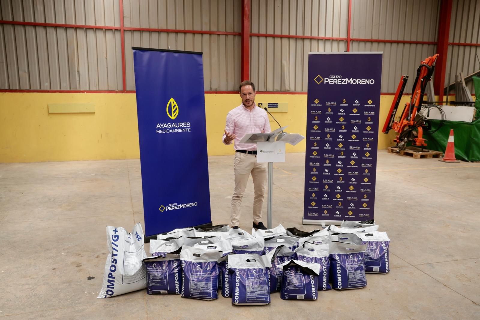 El nuevo sistema de compostaje de Ayagaures, en imágenes