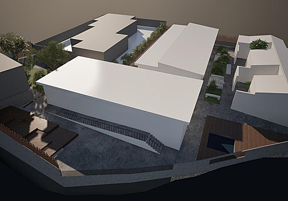 Proyecto del albergue de Caideros.