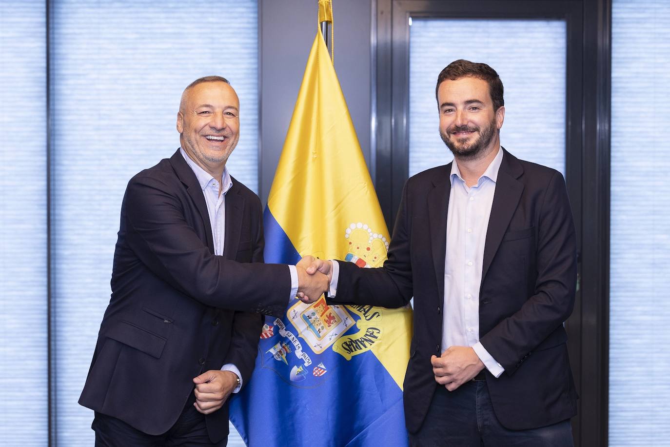 El presidente Miguel Ángel Ramirez junto a Gonzalo Ruiz, director de INCABE