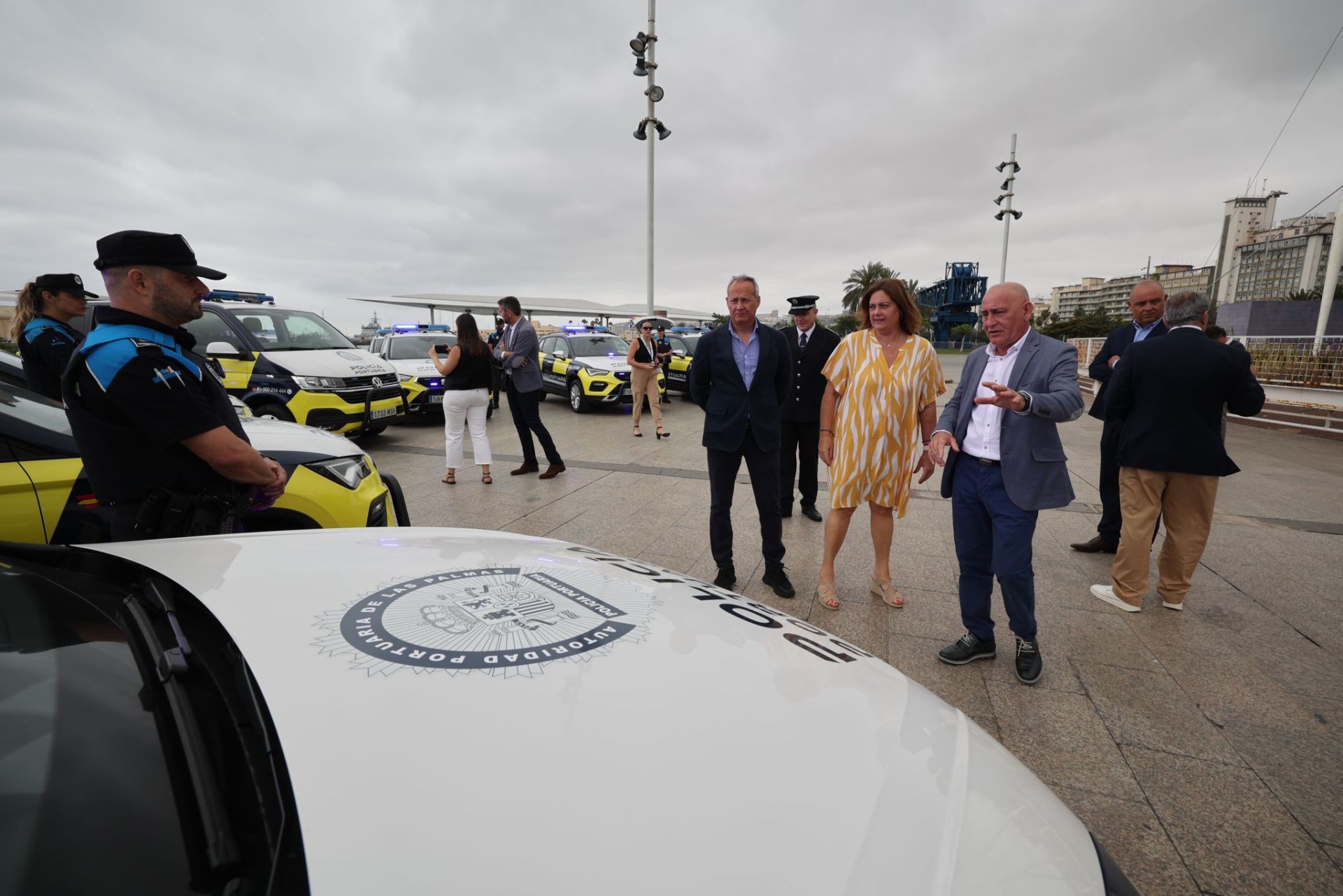 Los nuevos vehículos de la autoridad portuaria, en imágenes