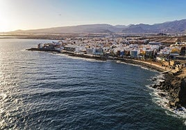 Avenida de Los Pescadores, en Arinaga.