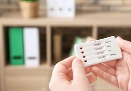 Imagen de autotest para detectar infecciones de transmisión sexual.
