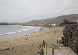 Playa de La Garita, en Arrieta.