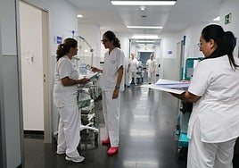 Profesionales del Hospital lanzaroteño.