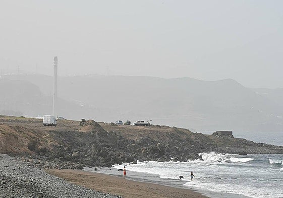 Calima en Gran Canaria.