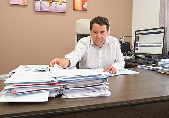 José Manuel de León Sosa, en su despacho de la capital majorera.