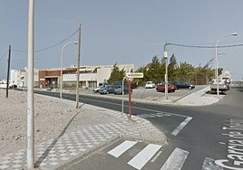 Calle donde se producirá el corte al tráfico.