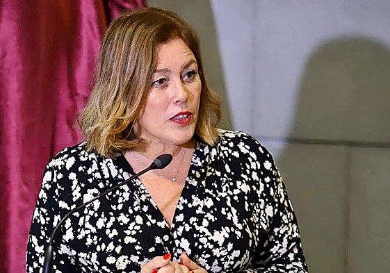 Astrid Pérez, presidenta del Parlamento de Canarias.
