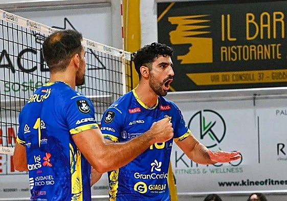 Martín Ramos y Nico Bruno, en una acción de la final celebrada este domingo.