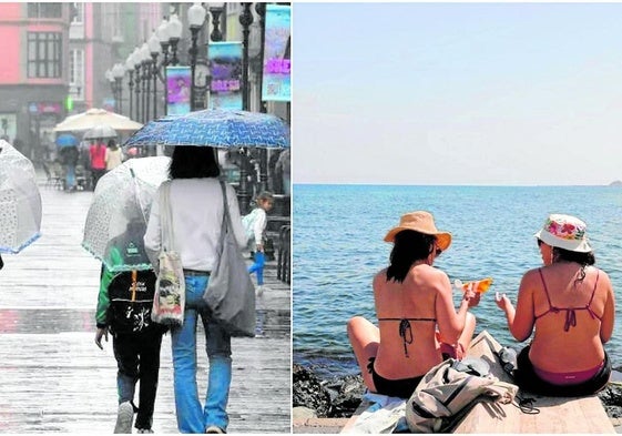 Las lluvias no han sido un fenómeno esporádico en enclaves como la capital grancanaria este verano. Todo lo contrario en el sur de la isla, donde el calor y la sequía se han prolongado de manera considerable, provocando un importante contraste.