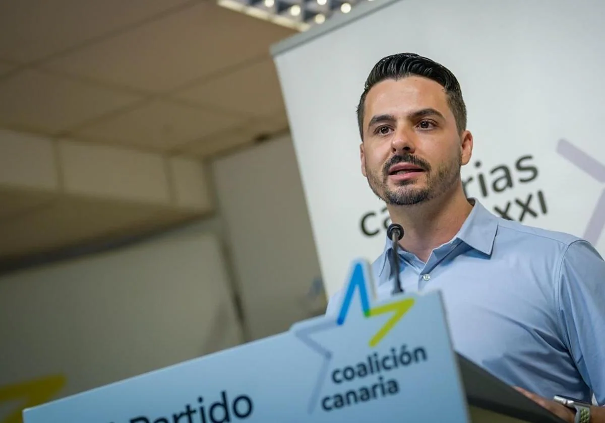 David Toledo, secretario de Organización de CC en Canarias.